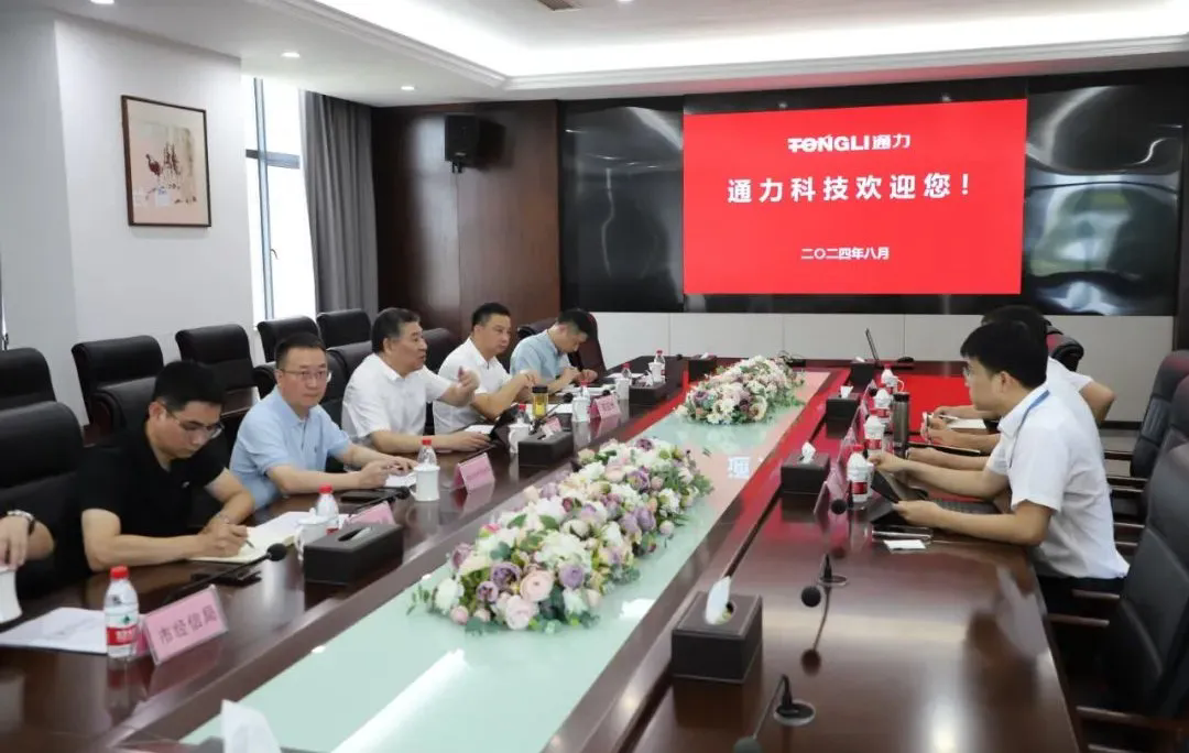 瑞安市委常委、副市長林政洪一行調研通力科技